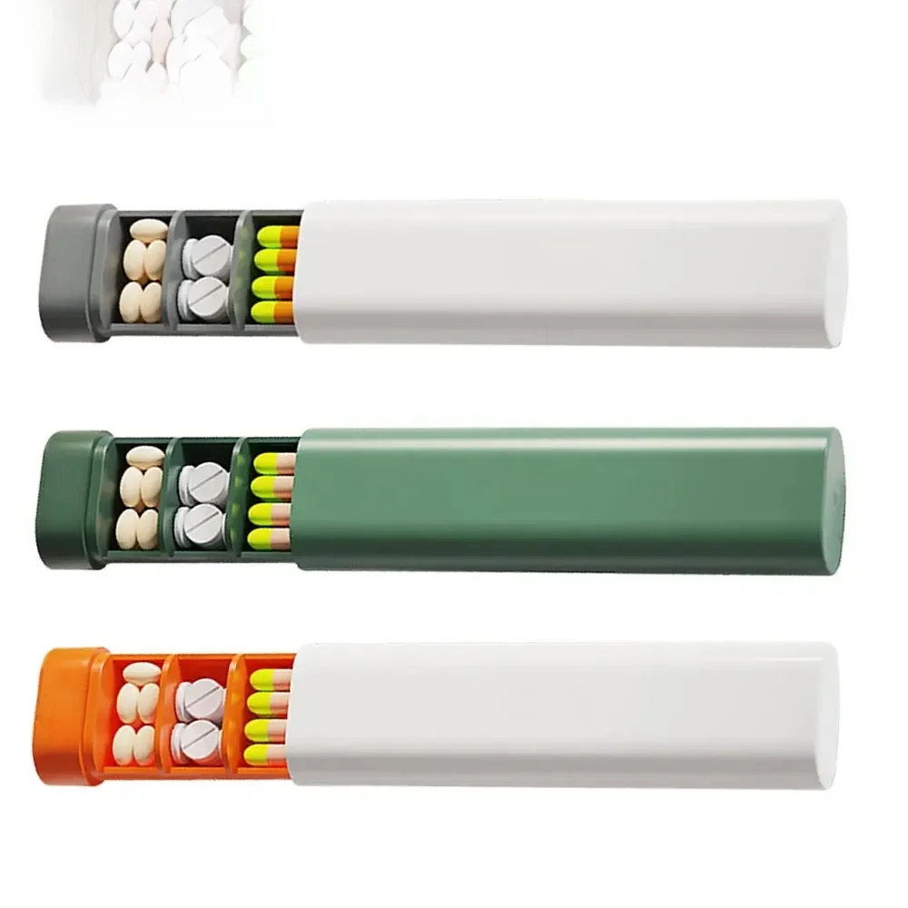 Organisateur de pilules de voyage hebdomadaire, boîte à pilules mignonne quotidienne 7 jours, petit porte-pilule pour vitamines, suppléments, jolie boîte à médicaments