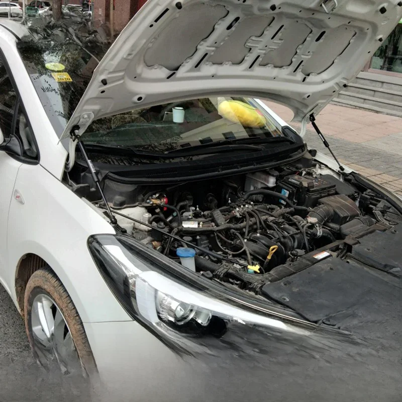 Drążki kapturowe do Kia K3 2014 2015 2016 2017 2018 Cerato Classic Vivaro Koup Forte5 Podnośnik hydrauliczny — zdjęcie 2