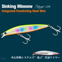 TSURINOYA-señuelo de pesca STINGER 125S, 125mm, 28g, SW