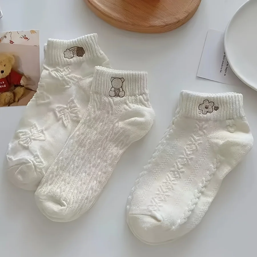 10 أزواج من جوارب الأرانب السحابية البيضاء البسيطة والمتينة وسهلة التخزين، مناسبة للتخييم وحمل الملابس