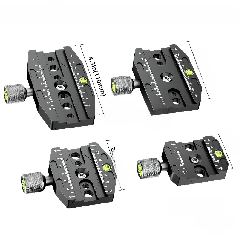 BEXIN aluminium 50mm/70mm/90mm/110mm zacisk szybkiego uwalniania statyw głowica kulowa zacisk do montażu na monopodzie aparatu Arca-Swiss Standard — zdjęcie produktu 7