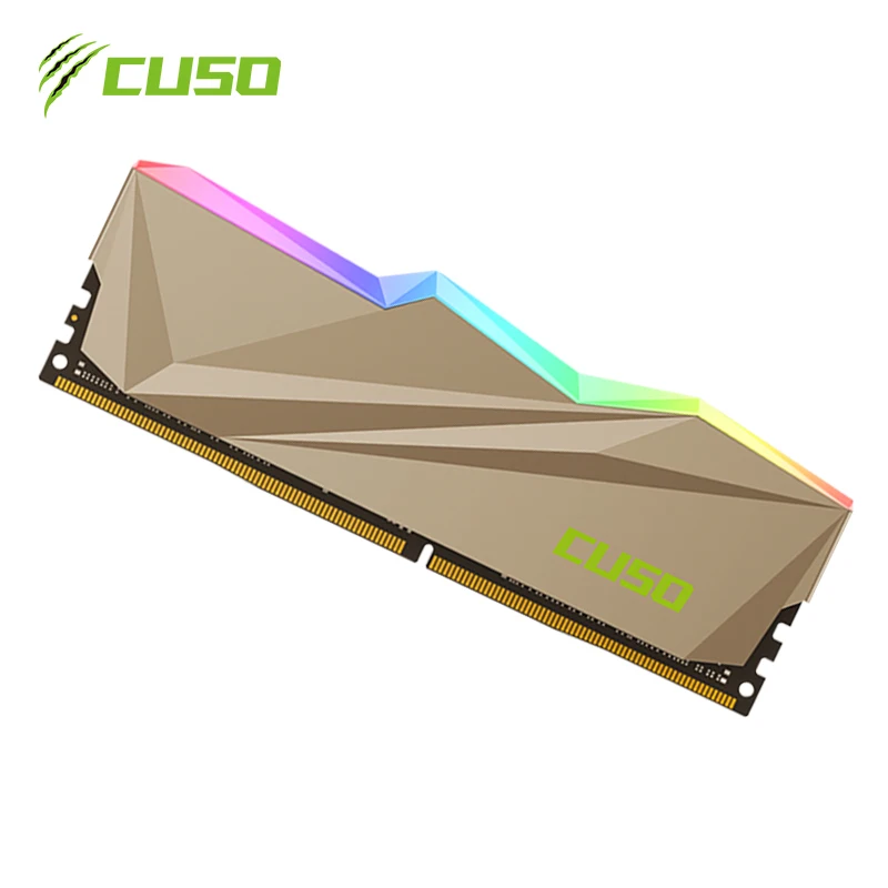 CUSO DDR4 Memoria Ram 8 gbx2 3200MHz 3600MHz Ram DDR4 Sabertooth serie RGB Memoria Desktop DIMM Memoria di gioco per PC