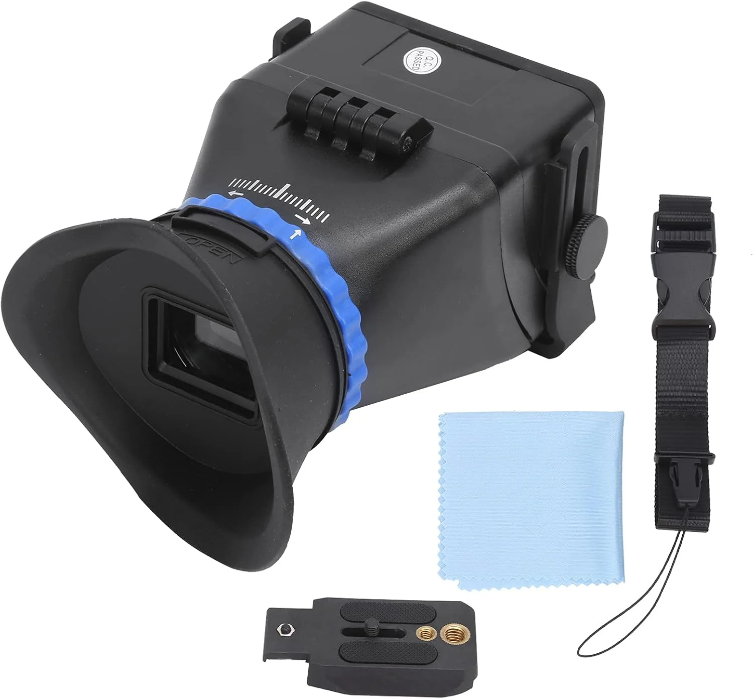 Professional Camera Viewfinder, 3in/3.2in Screen SLR Viewfinder,for Camera Camcorder,3X Amplification