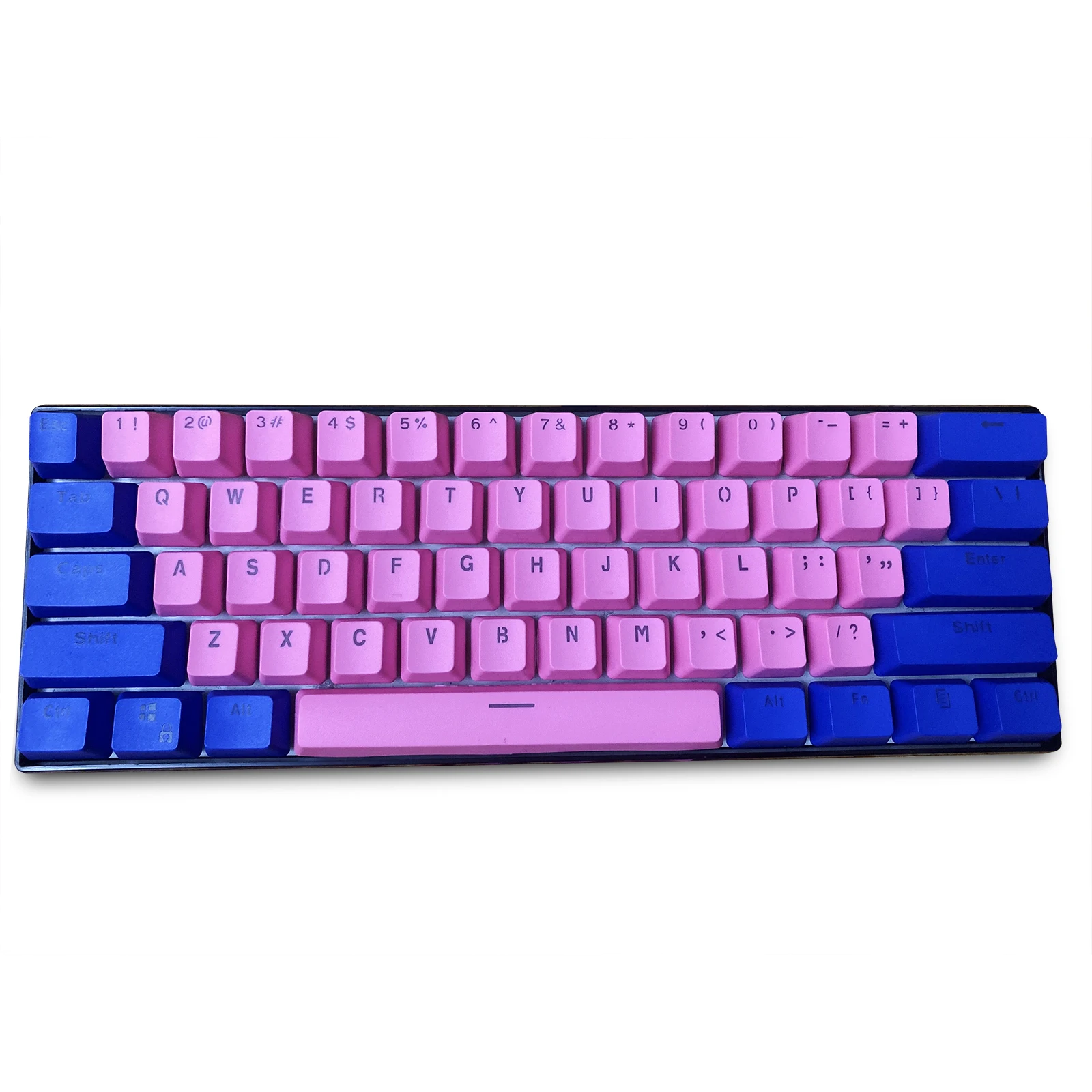 

RK 61 Keycaps PBT Material OEM Highly Keycaps, Backlit Two-Color Mechanical Keyboard Keycaps (Keycaps Only Sold)