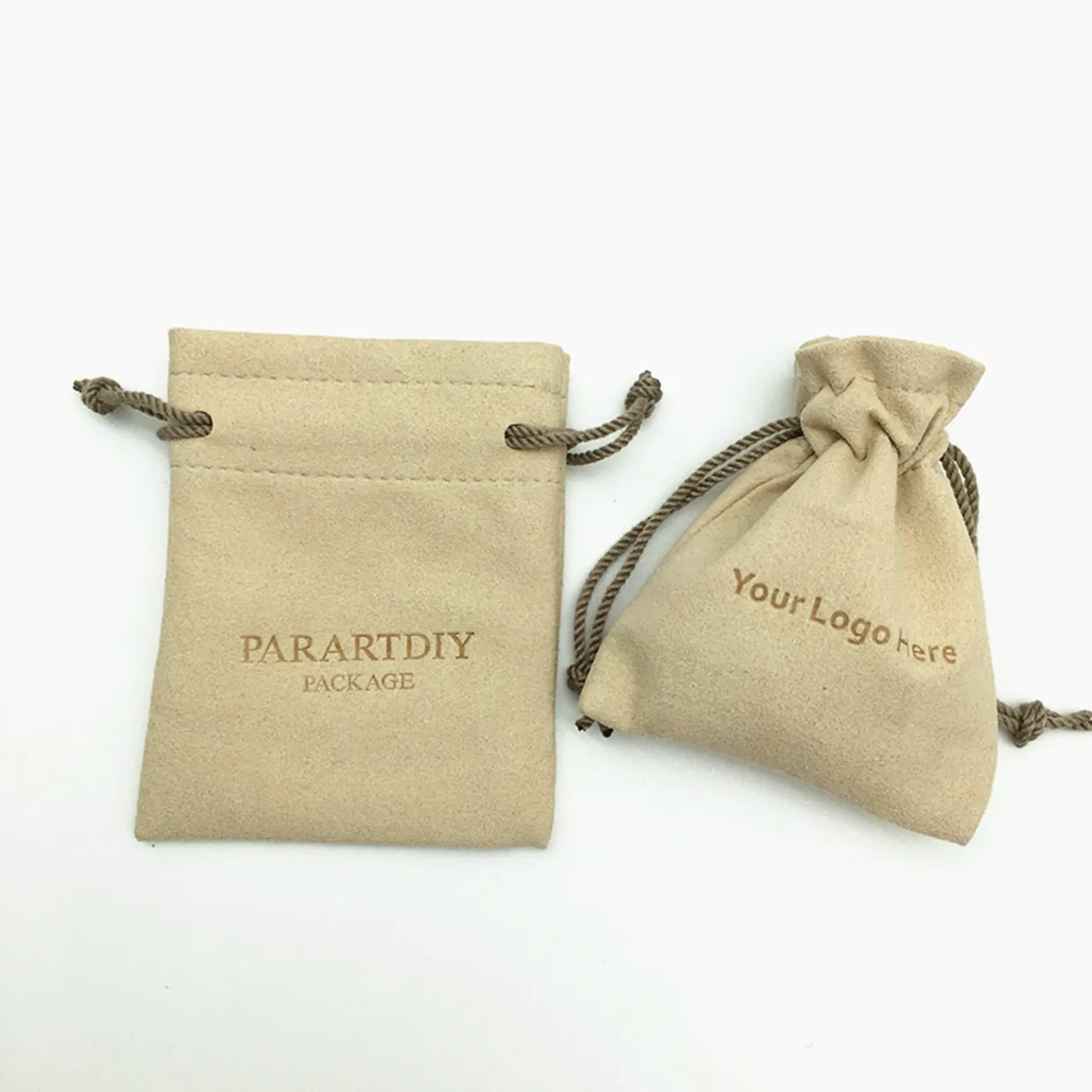 50pcs microfiber personalized color logo drawstring bags custom bags jewelry bags necklace bags packaging bags