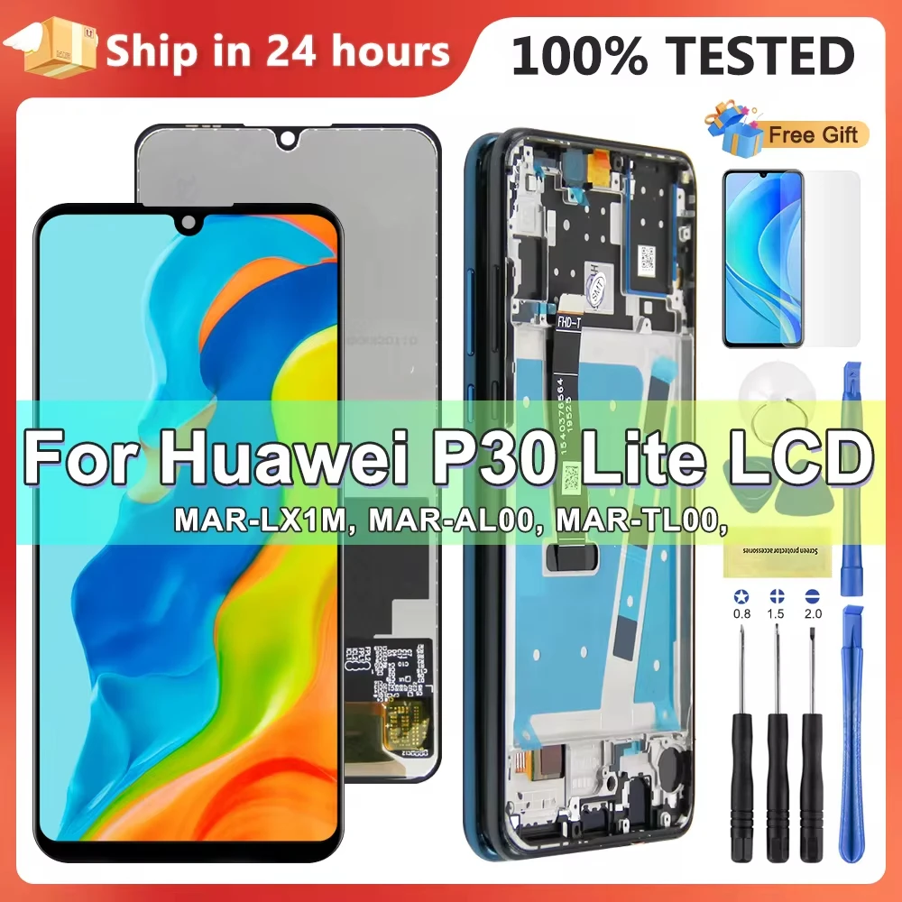 

NEW Original LCD Screen For HUAWEI P30 Lite 4eLCD Display Touch Screen For HUAWEI P30 Lite Nova 4e LCD Screen Digitizer Assembly