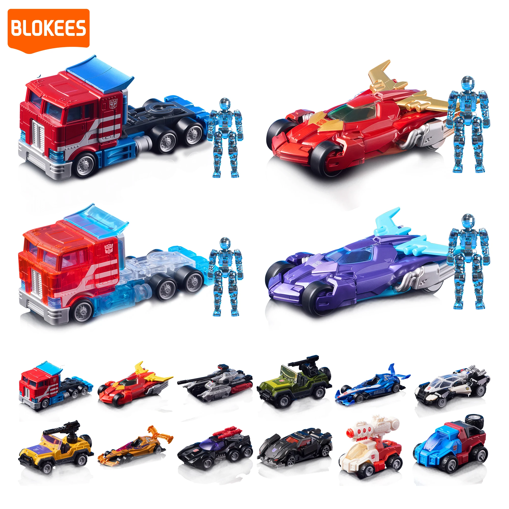 

Blokees Wheels | Transformers C01 Roll Out! 12 Model Kits Officially Licensed Collectible For Boys & Girls US Stock