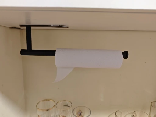 Kitchen Paper Towel Holder Adhesive Tissue Hanger Toilet Roll Paper Dispenser Cabinet Storage Napkin Rack Bathroom Accessories photo review