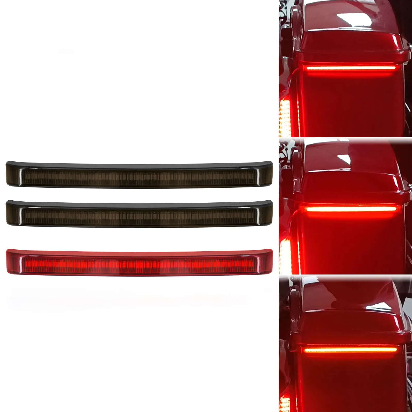 Motocykl LED sakwa hamulec płynący kierunkowskaz akcentujące światło dla Harley CVO Touring Electra Road Glide Ultra Limited 2014-Up — zdjęcie 2