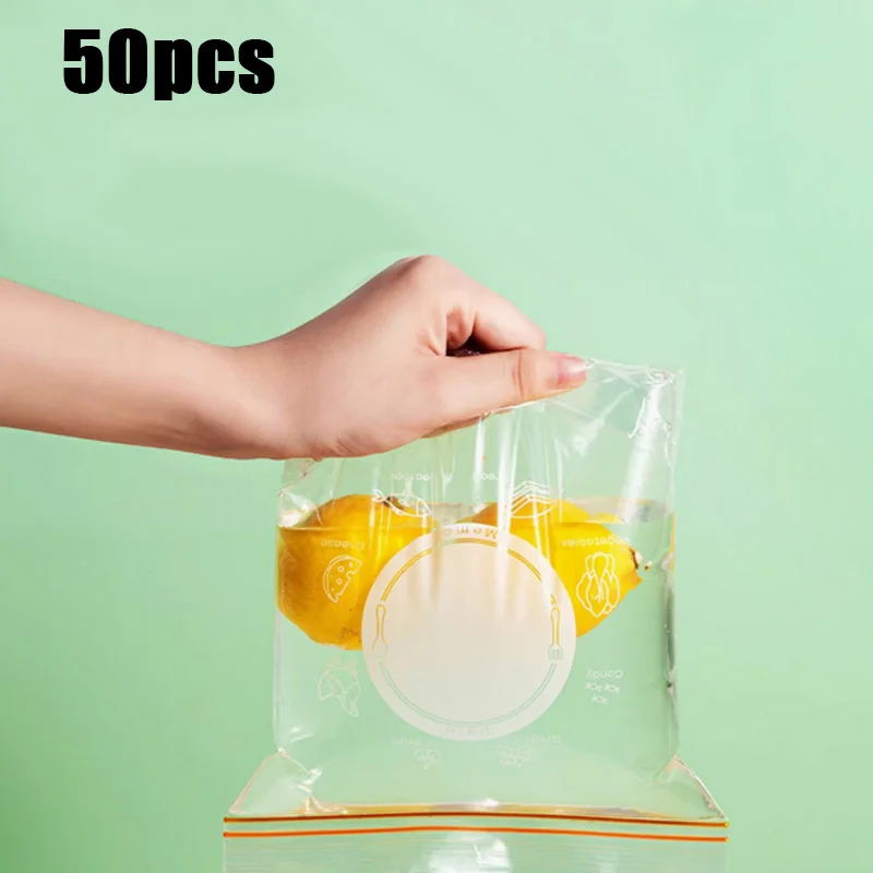 أكياس فريزر شديدة التحمل بسحاب مزدوج، خالية من مادة BPA، لتخزين الطعام، وإعداد الوجبات، والتنظيم، السميك والمقاوم للتسرب (Qua)