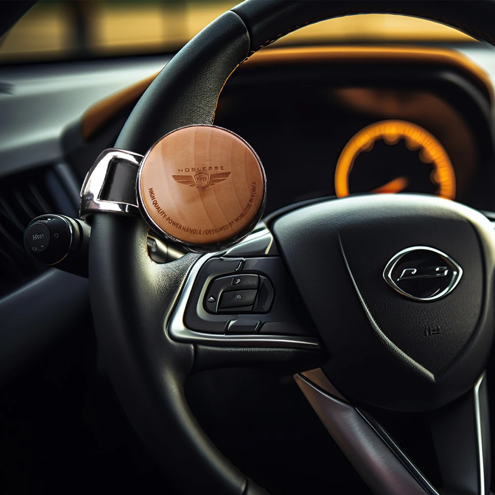 Kif Natural Wood car power steering wheel