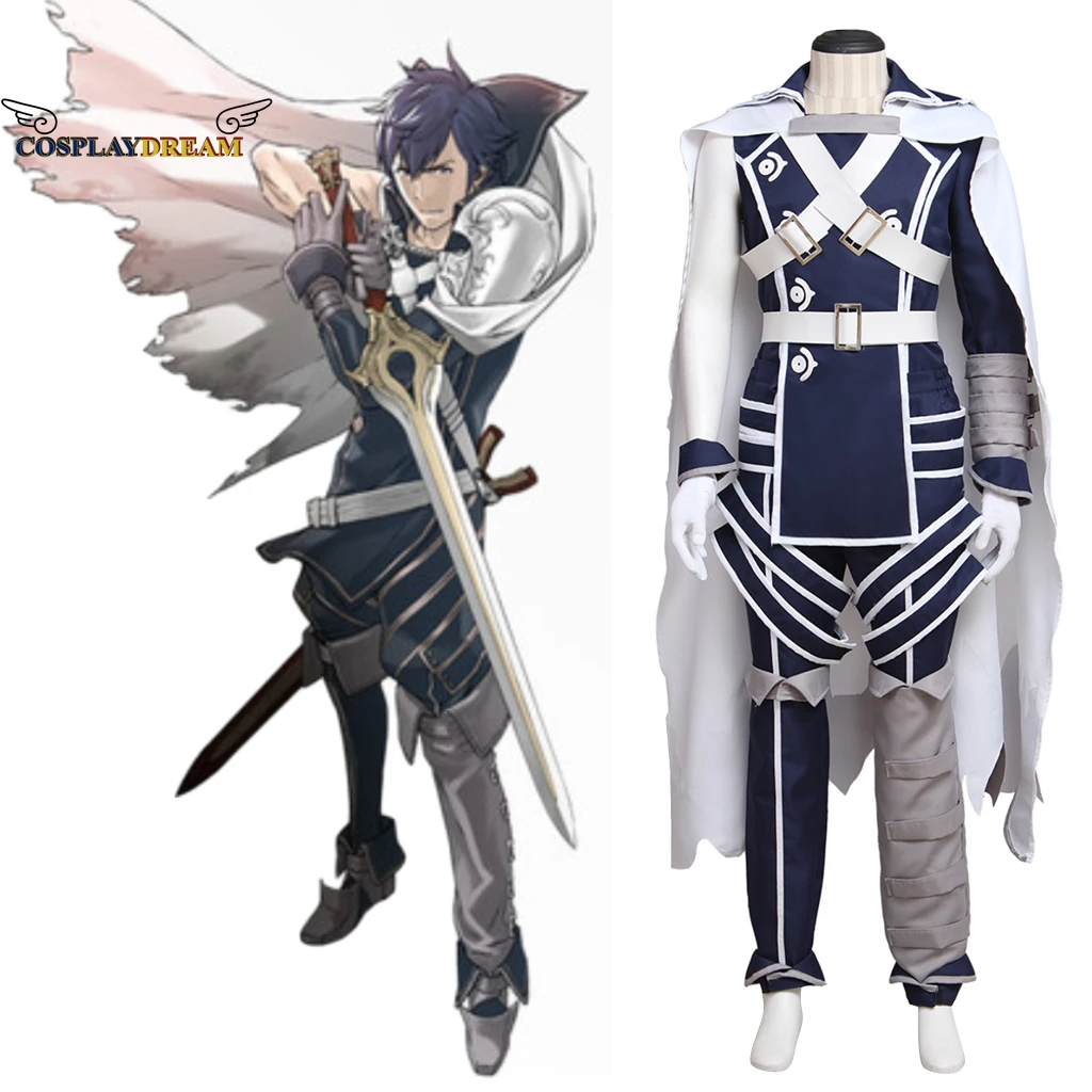 

Fire Emblem Awakening Chrom Cosplay Costume Chrom Cos Full Set Adult Mens Halloween Party Role Play Cosplay Outfit