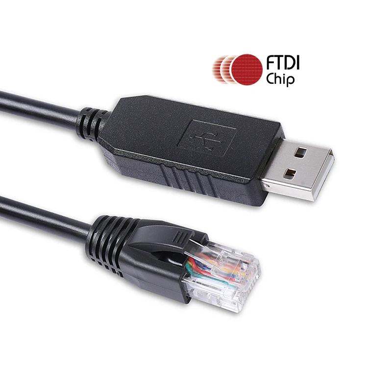 FTDI FT231XS USB RS232 Serial to RJ45 Console Cable for Brocade series Switches/Routers with RJ45 Serial Console Port