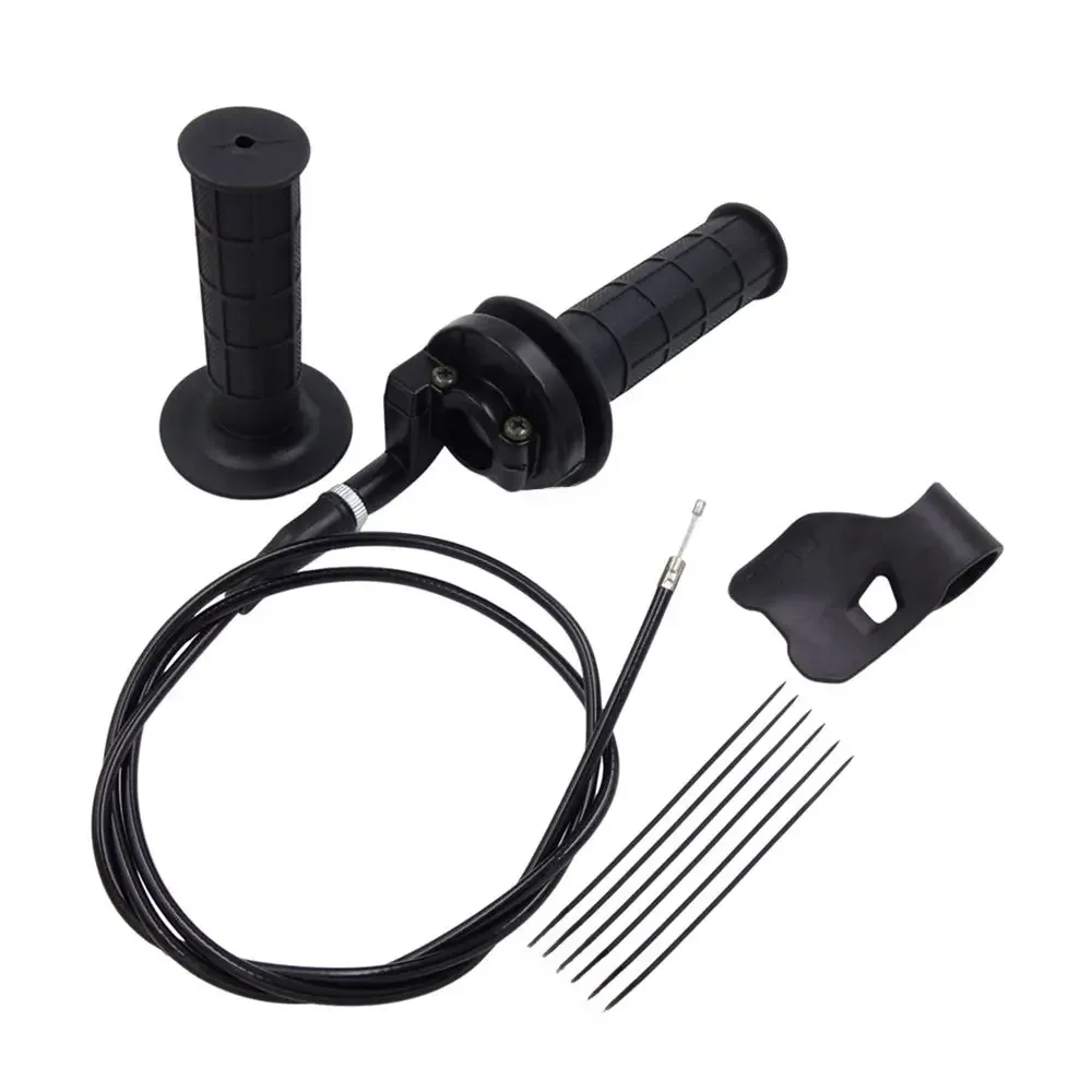 22mm 7/8 "poignées d'accélérateur torsadées et jeu de câbles pour 50cc 90cc 110cc 125cc 150cc 200cc 250cc Mini ATV Dirt Bike