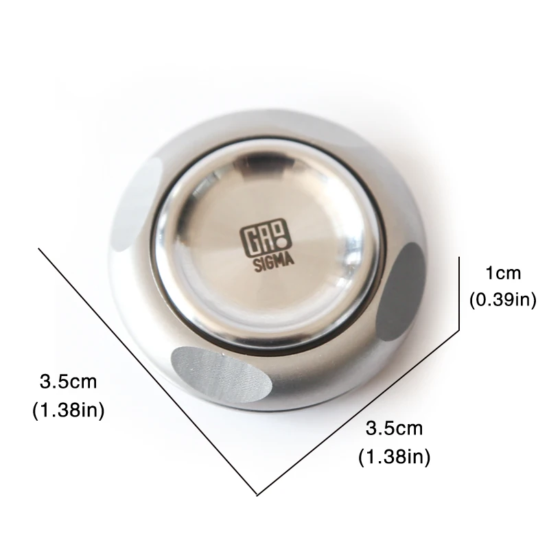 GAO Studio Magnetic Master 2.0 Fidget Slider Antistress EDC Adult Fidget Toys Metal Spinner Ratchet Haptic Coin for Anxiety