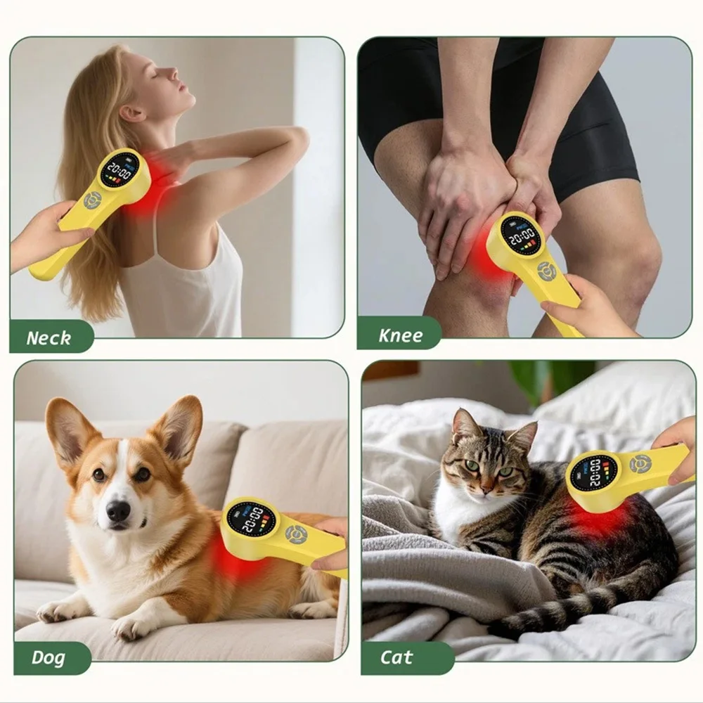 

Frovab Laser Physiotherapy Device 24pcs Diodes 660nm 810nm 980nm 1760mW Chronic Inflammation Relief Sports Injury Tissue Repair Pain Management