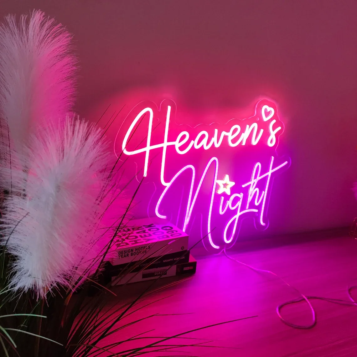 Heavens Night Neon Sign Wedding Neon Sign Bedroom Game Room Wall Decoration USB Dimmable Neon