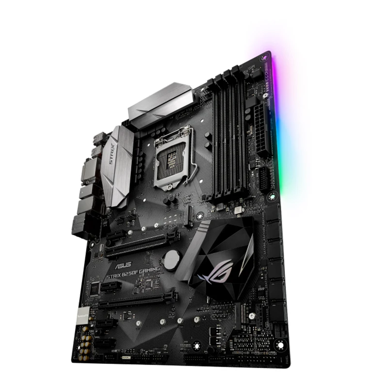 Imagem -03 - Asus-rog Strix B250f Placa-mãe Gaming Desktop Soquete Lga 1151 Ddr4 B250 Sata3 Usb 3.0