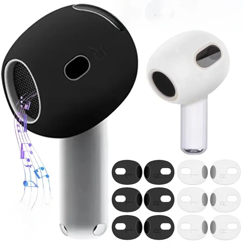 3/1 paires d'embouts d'oreille de Sport en Silicone, couvre-oreilles antidérapants et anti-rayures pour Apple AirPods 4, embouts de remplacement pour AirPods 4