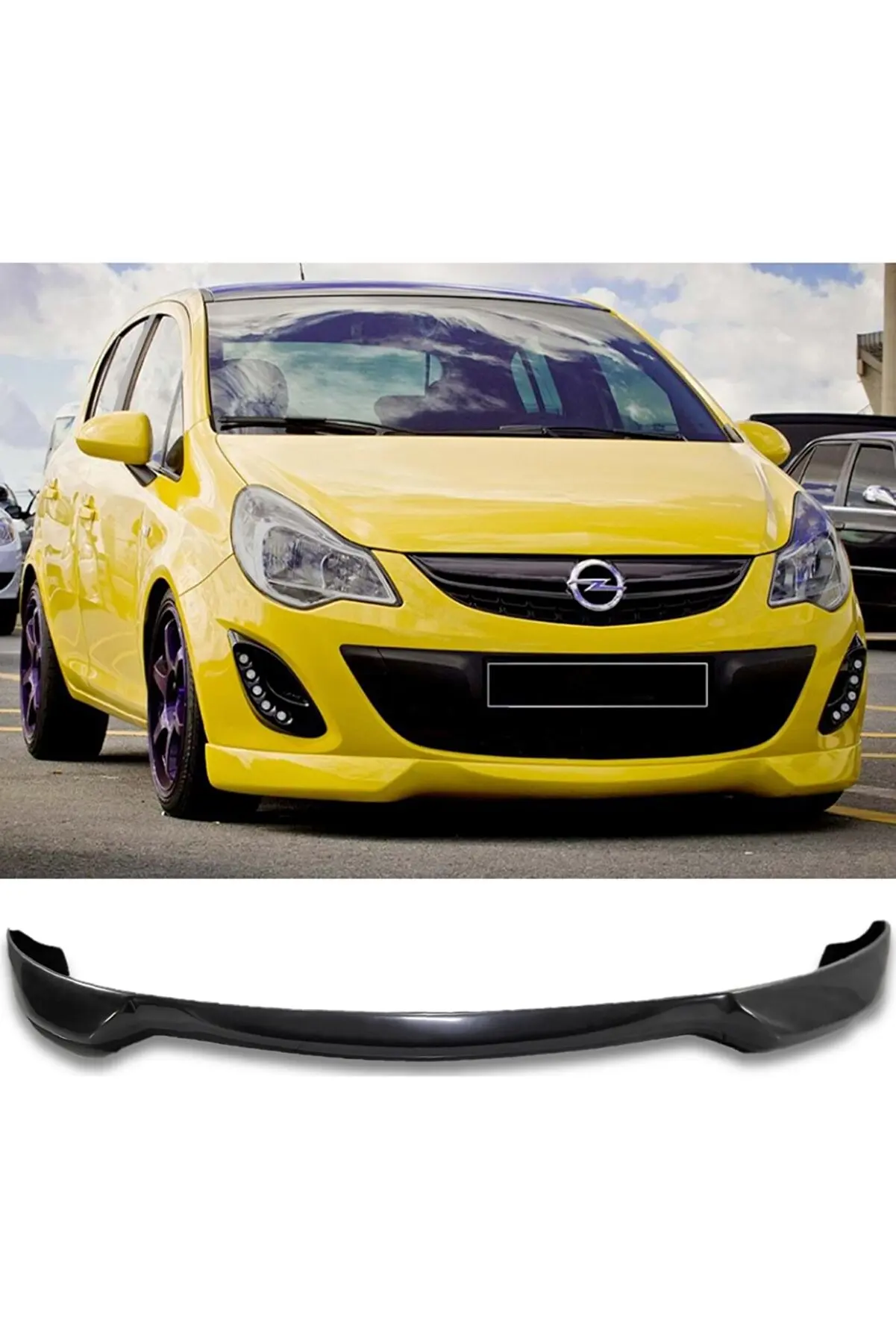 Steinmetz Style Front Lip For Opel Corsa D 2011 2012 2013 2014 Models - Auto Car Accessories Rocker Tuning Spare Parts Wings