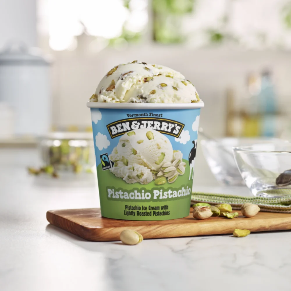 Pint of Ben & Jerry's ice cream 473mL 3 bundles (PistachioPistachio+PistachioPistachio+PistachioPistachio)