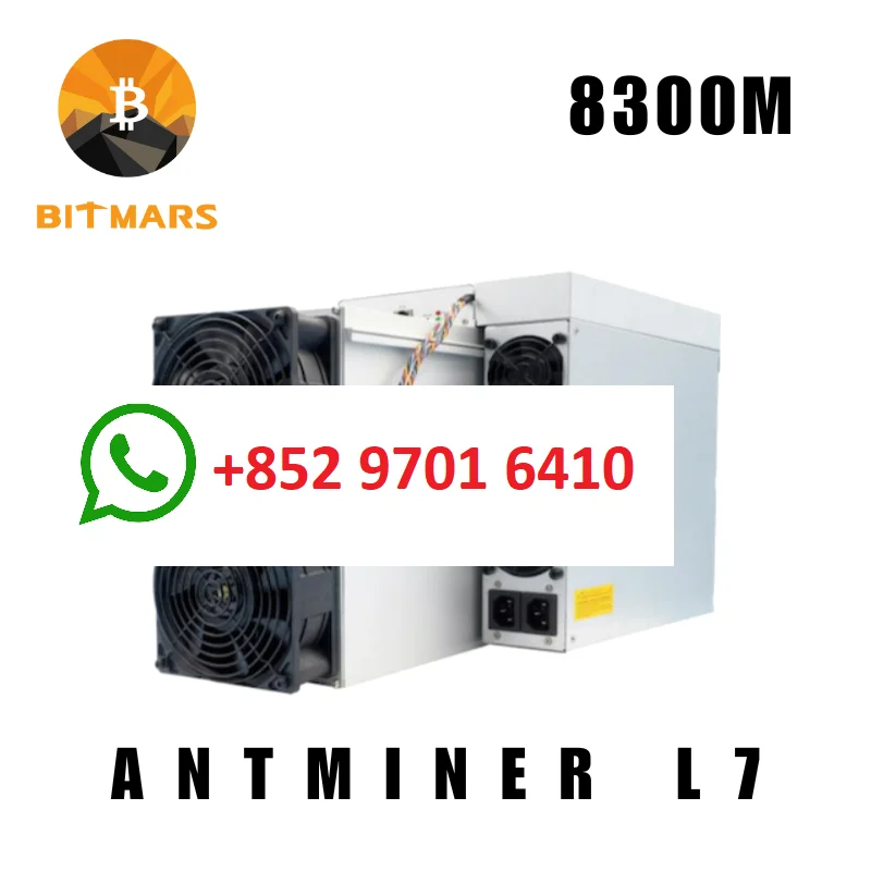 New Antminer L7 LTC/DOGE Miner 8.05G 8.3G 8.55G 8.8G 9.05G 9.16G 9.3G 9.5G Asic Miner L7 Bitmain Dogecoin Litcoin Mining Machine