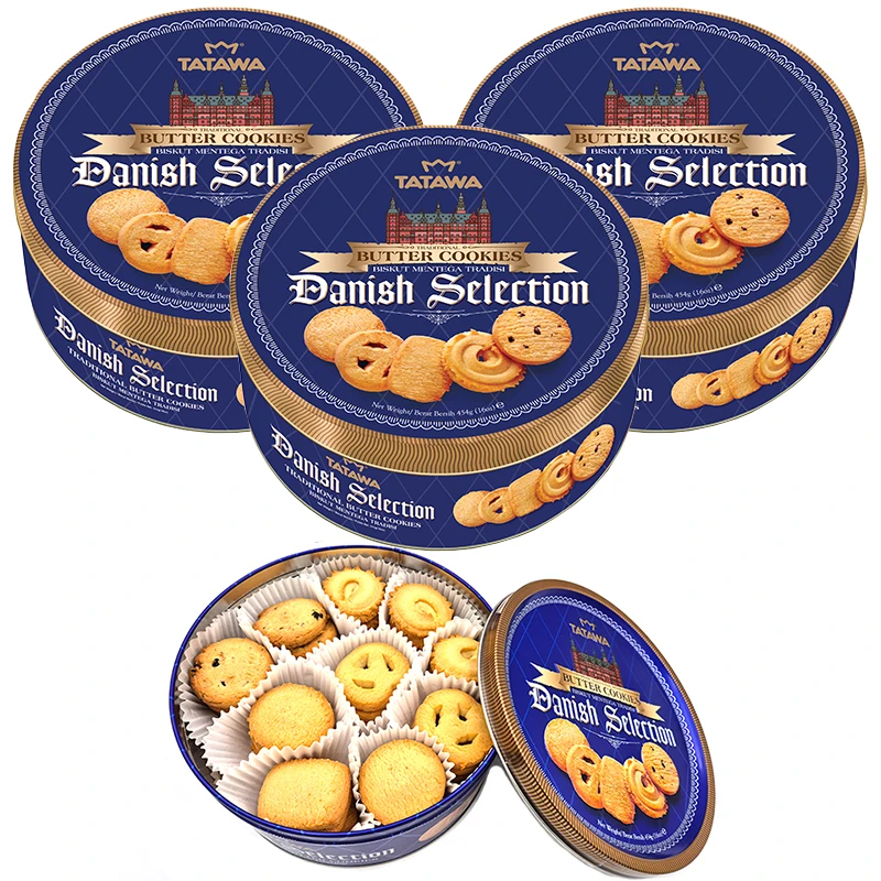 Denish selection butter cookies 454g * 3 pieces