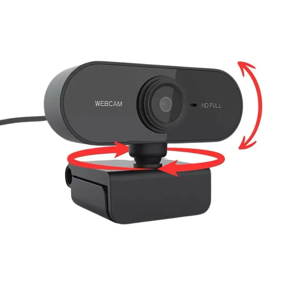 كاميرا ويب كمبيوتر Full HD 1080x1920p 2MP USB Plug Play ميكروفون مدمج