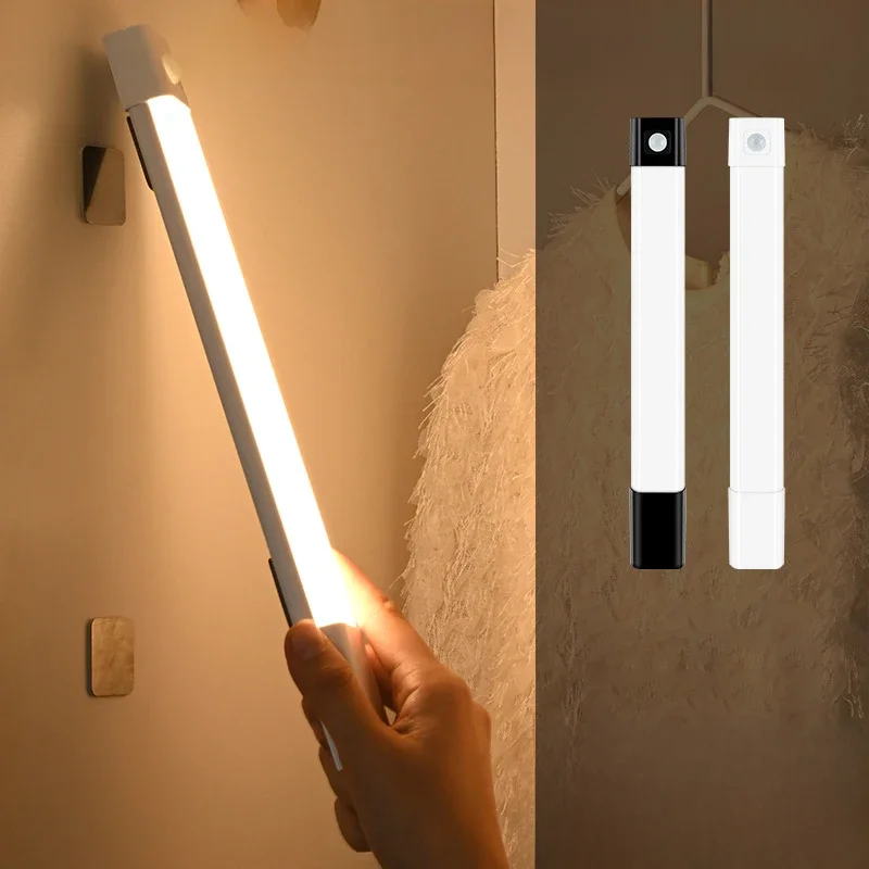 LED Nacht Lichter Motion Sensor Licht Wireless USB led Schrank Nacht Garderobe Lampe Für Küche