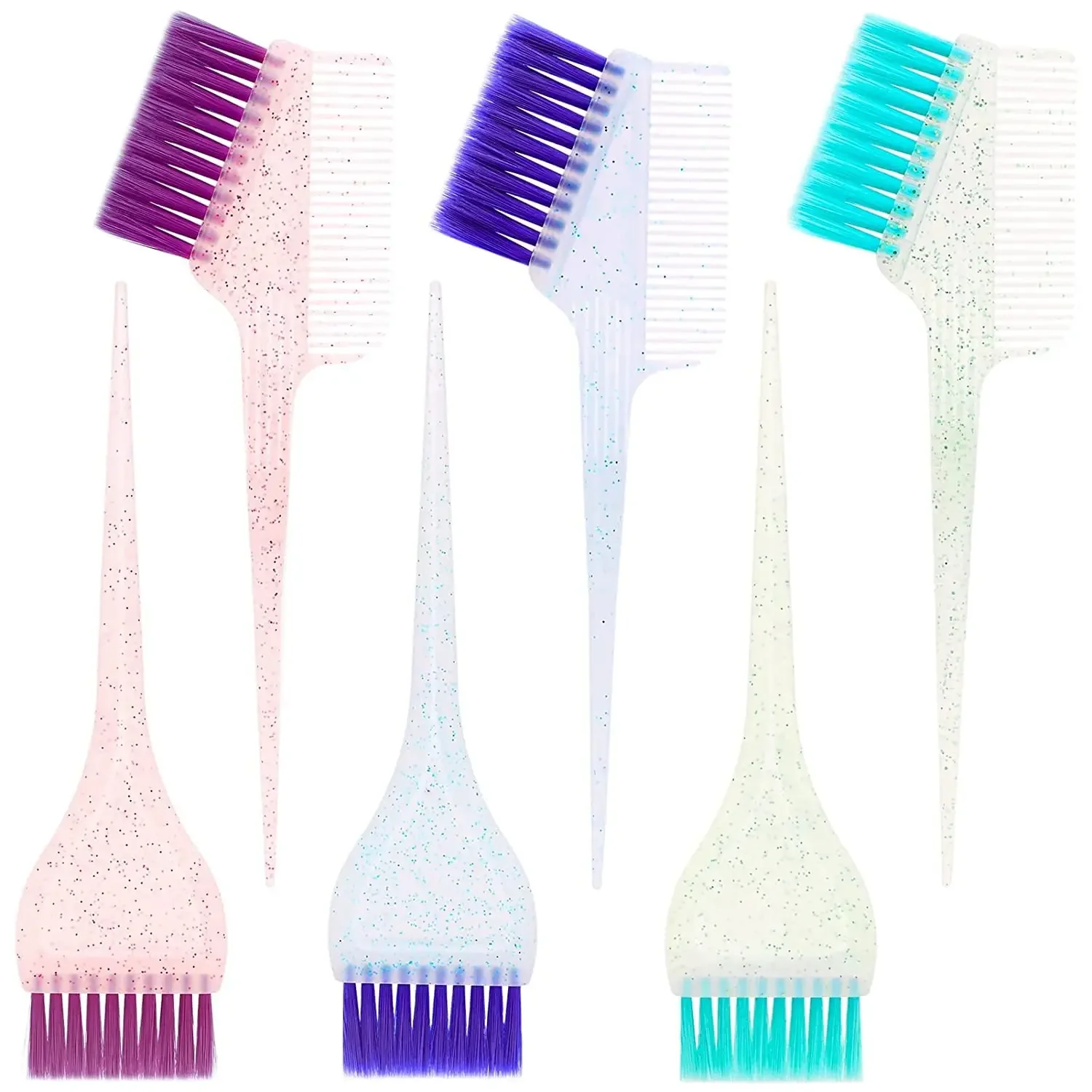 Salon de coiffure professionnel teinture brosse à cheveux Salon anti-dérapant couleur crème brosse cheveux coloration brosse cheveux colorant applicateur poussière brosse outils