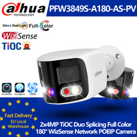 Dahua IPC-PFW3849S-A180-AS-PV 2x4MP TiOC Duo Splicing Fixed-focal Bullet WizSense Network Camera 180° 8MP Sound&Light Alarm CCTV