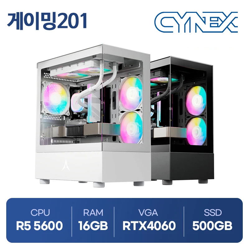 라이젠 5600 16GB RTX4060 500GB 조립 컴퓨터 씨넥스PC 게이밍201_2