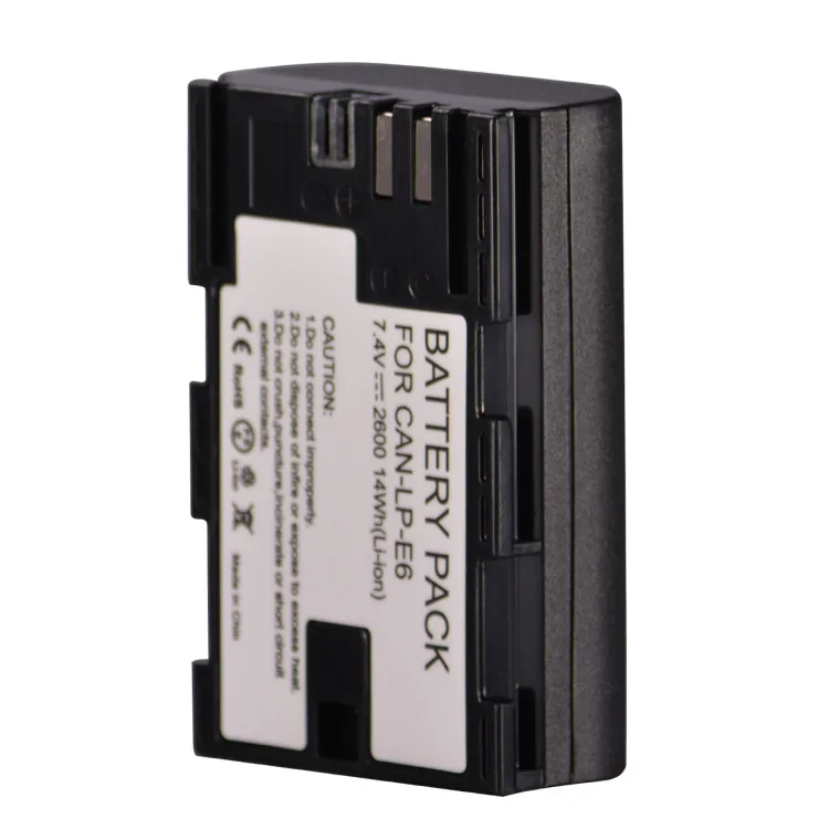 7.4V Original LP-E6  Camera Battery for Canon EOS R 5D Mark IV III 5DS 5DSR 6D 5D 7D Mark II 90D 80D 70D 60D 60Da Batteries