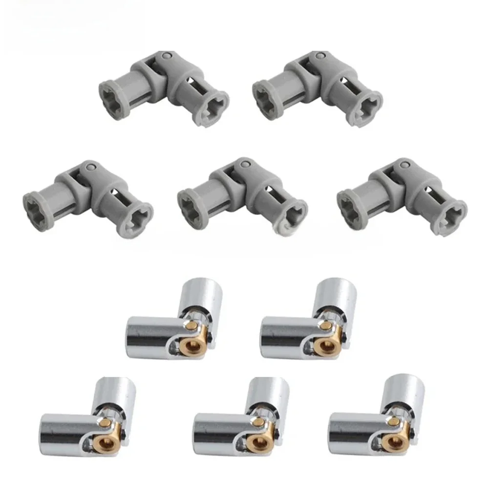 Joint universel en plastique et métal, briques MOC Power Canical 61903, couplage d'arbre 62520, 9244, bricolage, compatible avec Legoeds, 3L, 10 pièces