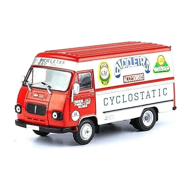 Salvat, Camión Reparación Bicicletas 1975, Escala 1:43, Miniatura Diecast, Colección Vehículos De Reparto Y Servicio sin Fasciculo ni Ficha, Historia En Nuestras Carreteras, Blister Embalaje y Base Originales