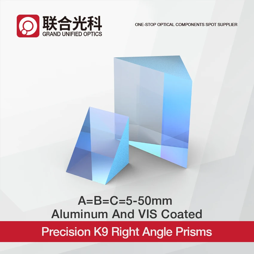 

High Precision K9 Right Angle Prisms With VIS Coating