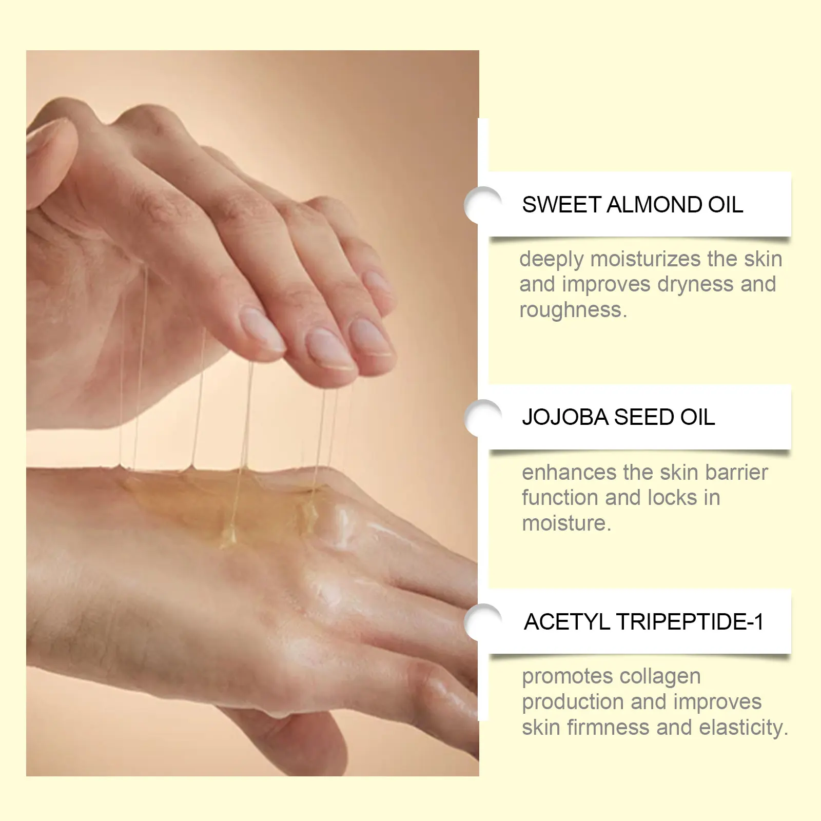 Oceaura زيت العناية بالبشرة للجسم مغذي خفيف يمنع الشيخوخة وإزالة التجاعيد وتحسين النعومة وتقليص المسام وزيت الجسم المرطب