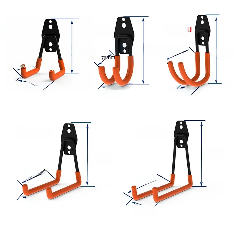 AliExpress NONE Bicycle Support Bike Wall Mount Hook Stand Parking Holder for Hanging Tools Warehouse Storage Tool Organizer Bike Accessories
