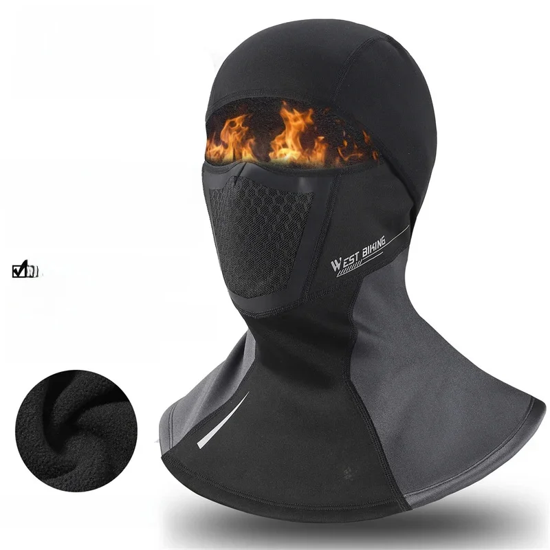 AliExpress West Biking WEST BIKING Thermal Cycling Headgear Winter Warm Balaclava Protection Full Face Mask Neck Scarf Windproof Motorcycle Bike Caps
