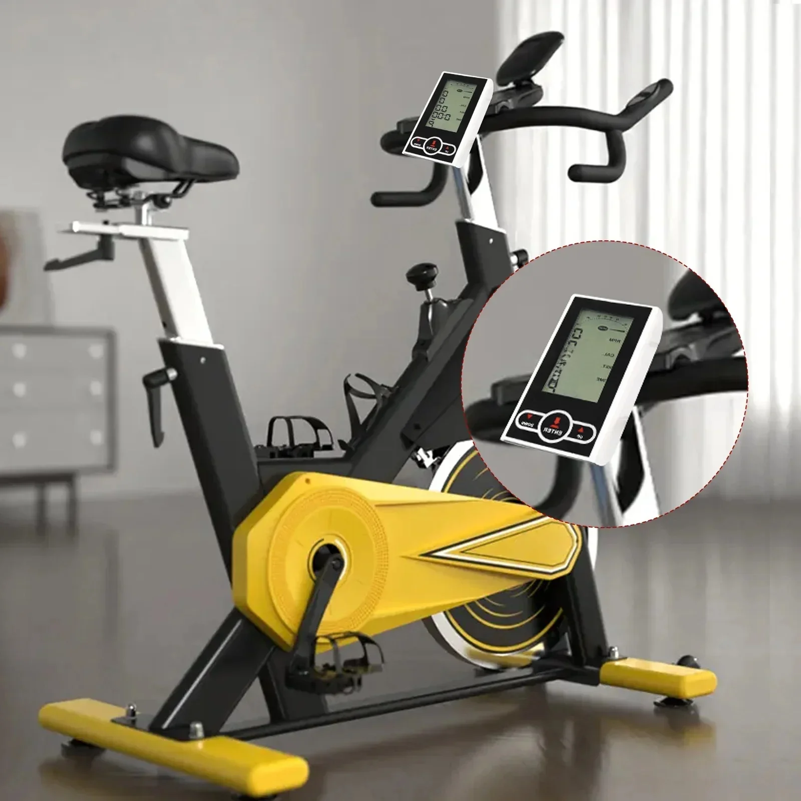 AliExpress NONE Exercise Bike Monitor Speedometer Stationary Bike Elliptical Trainer Display Exercise Bike Computer Display Counters Speed Parts