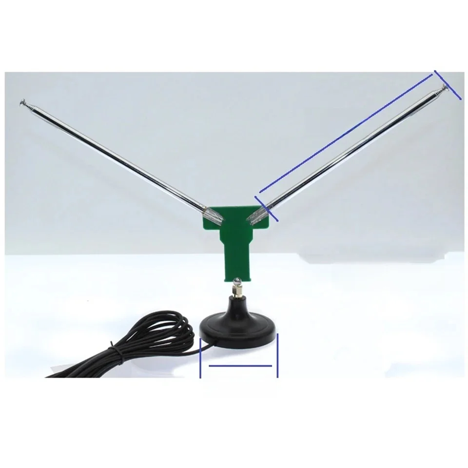 Antenne télescopique V dipôle, 77M-415MHz, carte du nuage FM Caysatellite, V positif, œuvres d'art de mouton, nouveau