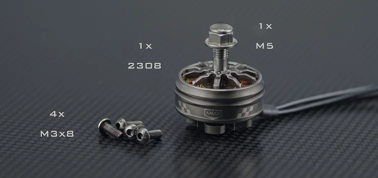 2308 المنافسة فرش السيارات جودة عالية دائم 3-8S حرة سباق طائرة بدون طيار FPV أجهزة الاستقبال عن بعد رباعية نموذج طائرة ثابتة الجناح AMAX #6