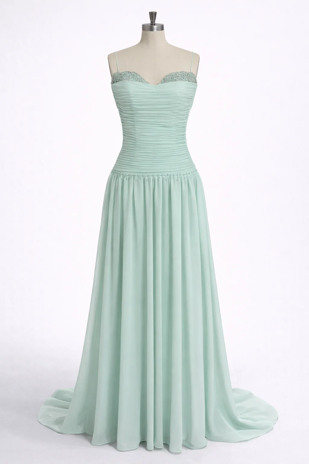Galarity Light Blue Prom Dress Off Shoulder Special Occasion Dress Ruched Beaded Party Dress Formal Evening Dress Customized image 2