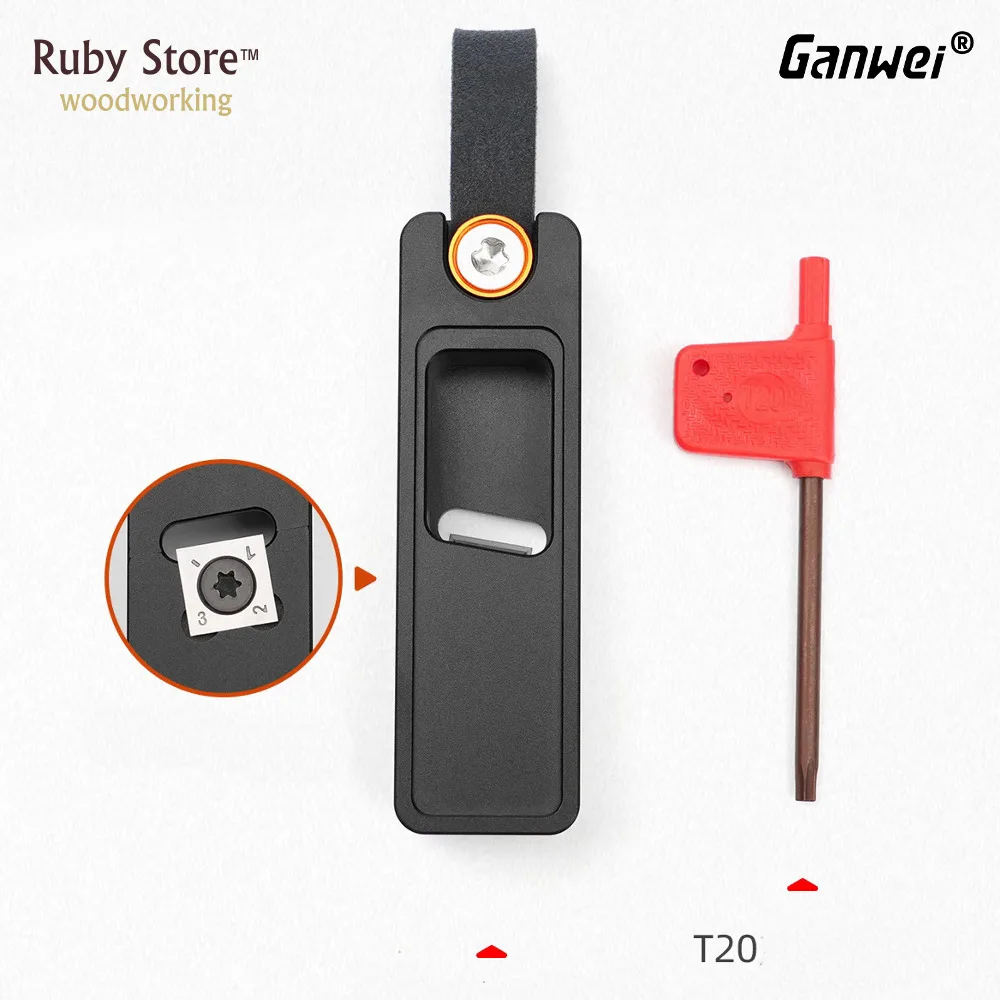 Imagem -04 - Ganwei Mini Block Plane com Carbide Insert Blade