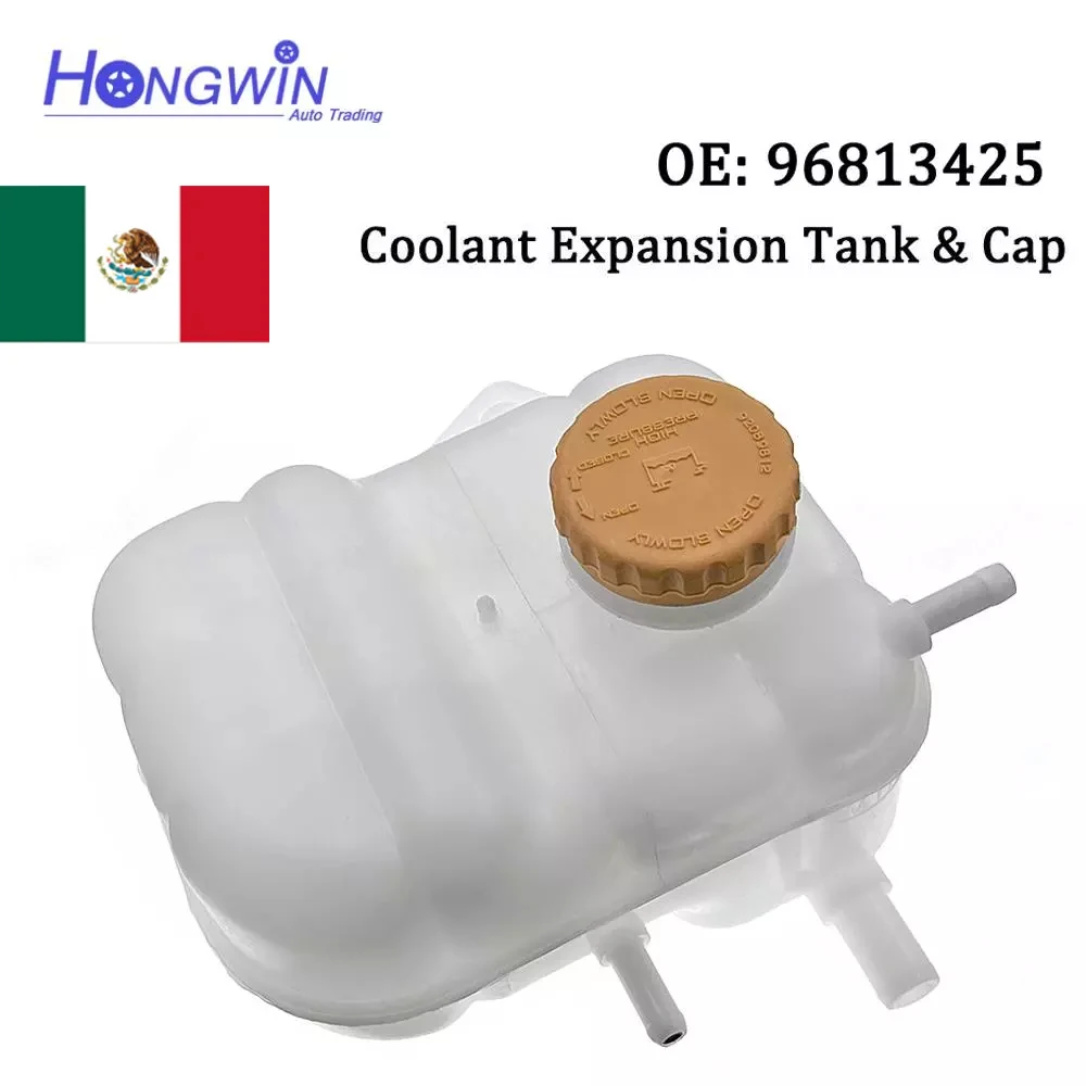 17930-85Z10 Engine Coolant Reservoir Expansion Tank With Cap For 04-08 Chevy Optra Suzuki Forenza Reno 96813425