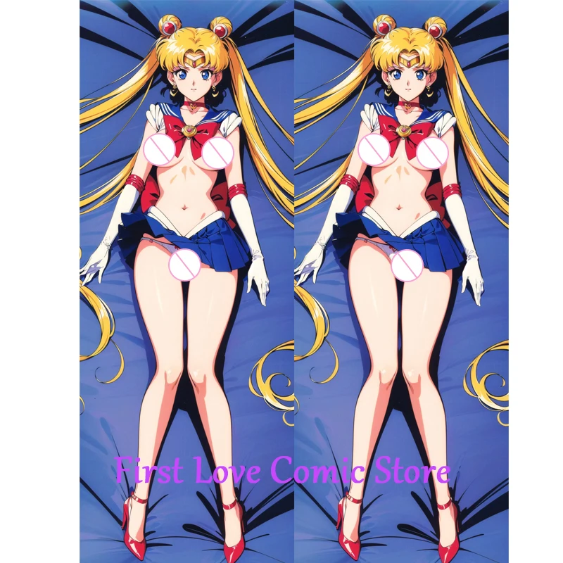 

Anime Sailormoon Dakimakura Pillow Case Otaku Waifu Bedding Hugging Body Throw 2-sided Print Pillow Cover