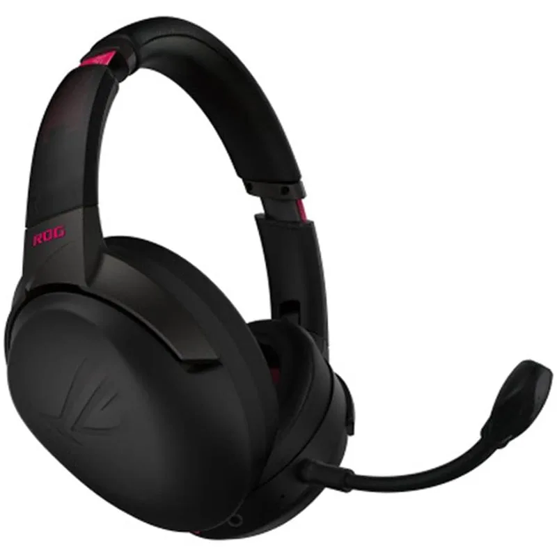 

ASUS ROG Strix Go 2.4 Wireless Gaming Headset with USB-C 2.4 GHz Adapter Ai Powered Noise-Cancelling Microphone