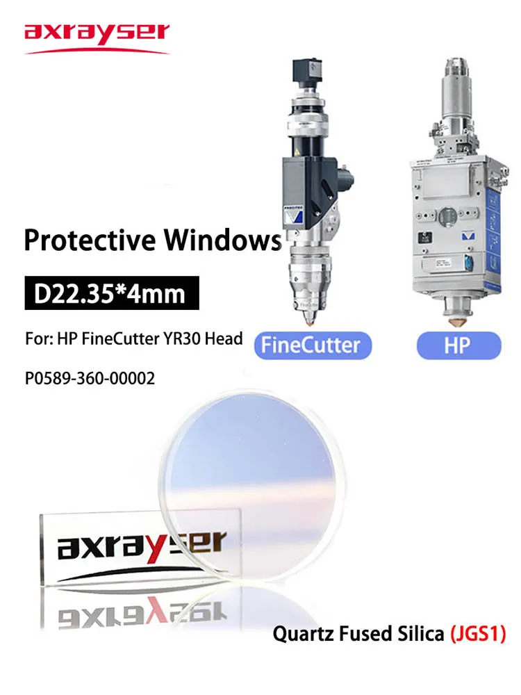 PRECITEC lentilles de protection Windows P0589-360 originales, pour Laser à Fiber optique silice HPCutter FineCutter YR30