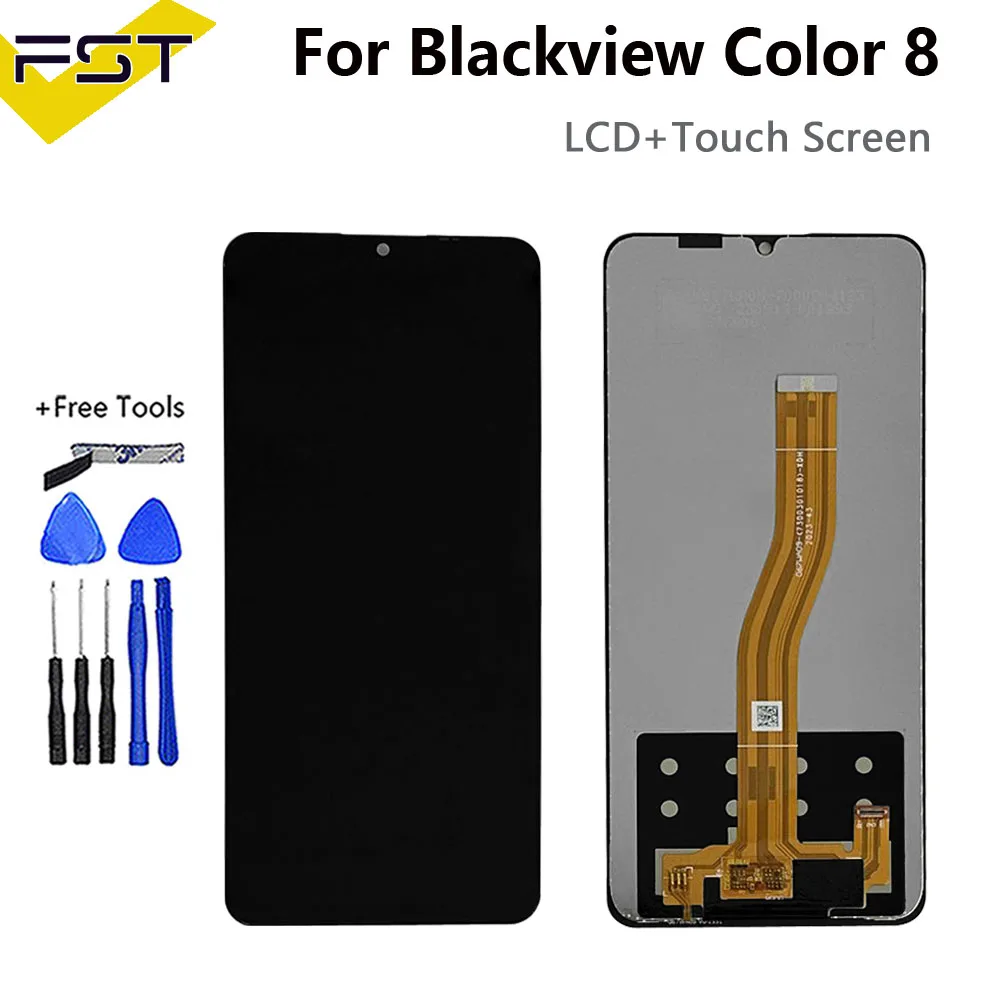 6.75''Original Tested For Blackview Color 8 LCD Display Touch Screen Digitizer Assembly Repair For Blackview Color8 Lcd Sensor