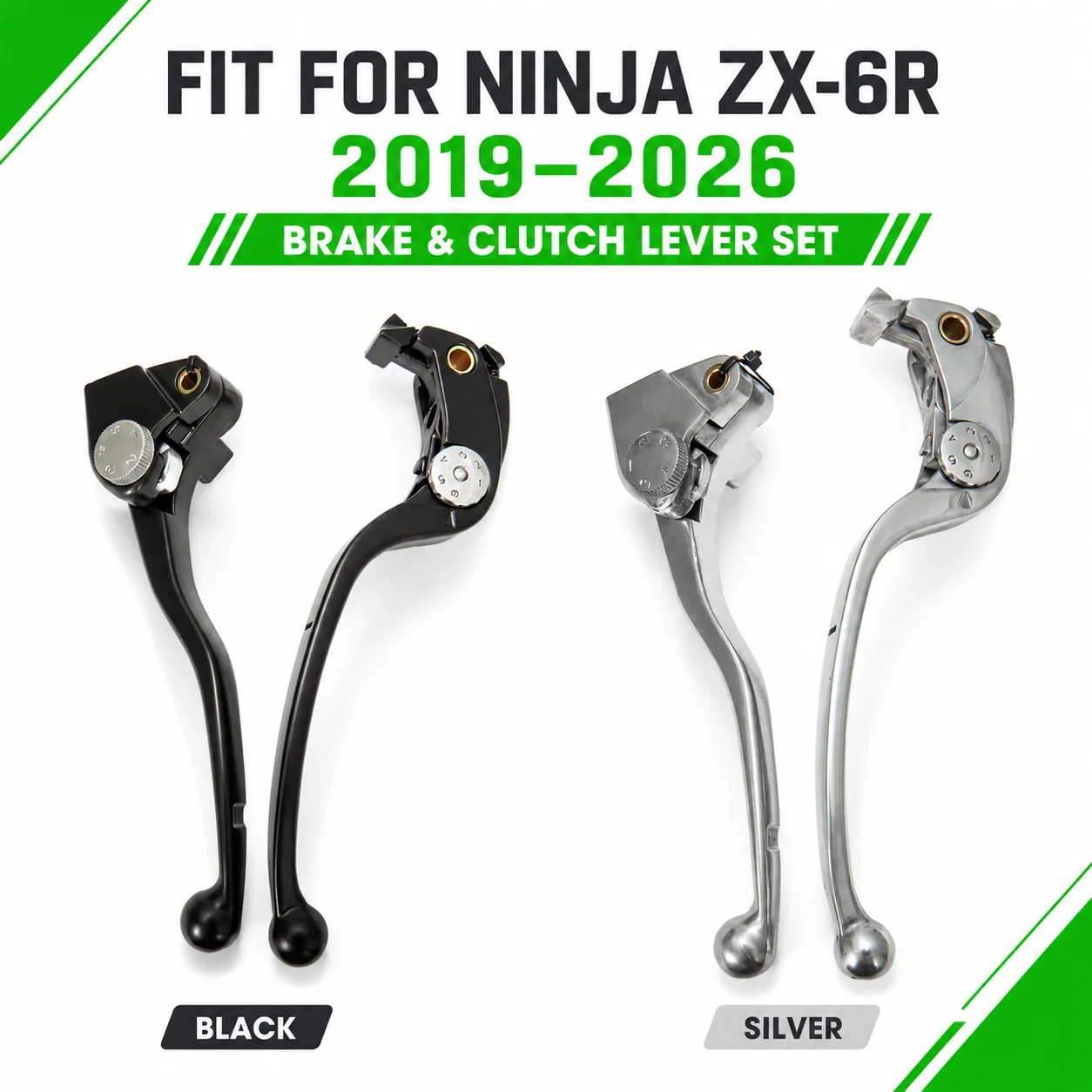 Fit For KAWASAKI NINJA 636 ZX6R 2019 - 2026 Motorcycle Accessories Brake Clutch Lever ZX 6R 2020 2021 2022 2023 2024 2025